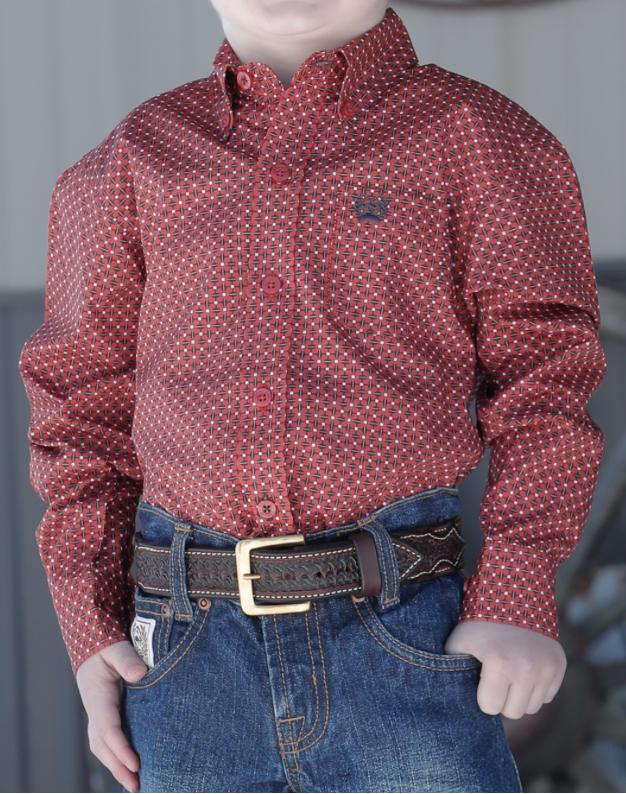 CINCH TODDLER RED  SHIRT - MTW7061327