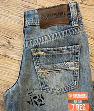 Load image into Gallery viewer, Boys straight raised bootcut light vintage jeans | BB0BD02501