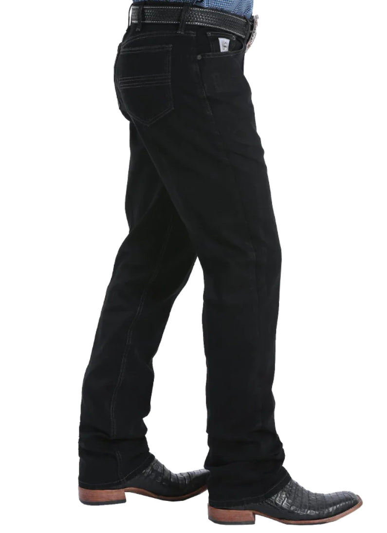 “ Sergio “ STRAIGHT LEG | MEN'S CINCH JEANS SILVER LABEL BLACK MB98034012 SILVER LABEL