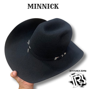 “ Joel “ | MEN WOOL COWBOY HAT BLACK OPEN CROWN