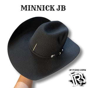 “ Joel “ | MEN WOOL COWBOY HAT BLACK OPEN CROWN