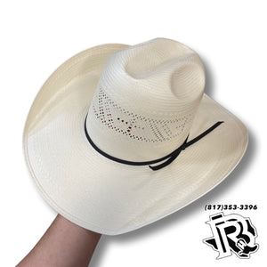 “ CROSS “ | RODEO KING STRAW COWBOY HAT IVORY