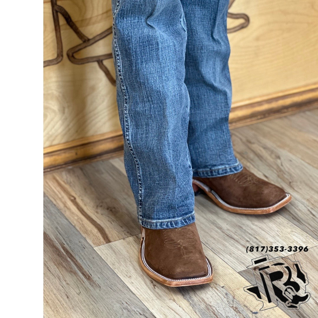 “ JULIAN“ | MEN ANDERSON BEAN  SQUARE TOE LATTE BACON  BOOTS| 337827
