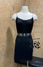 Load image into Gallery viewer, Alana Black fringe dress