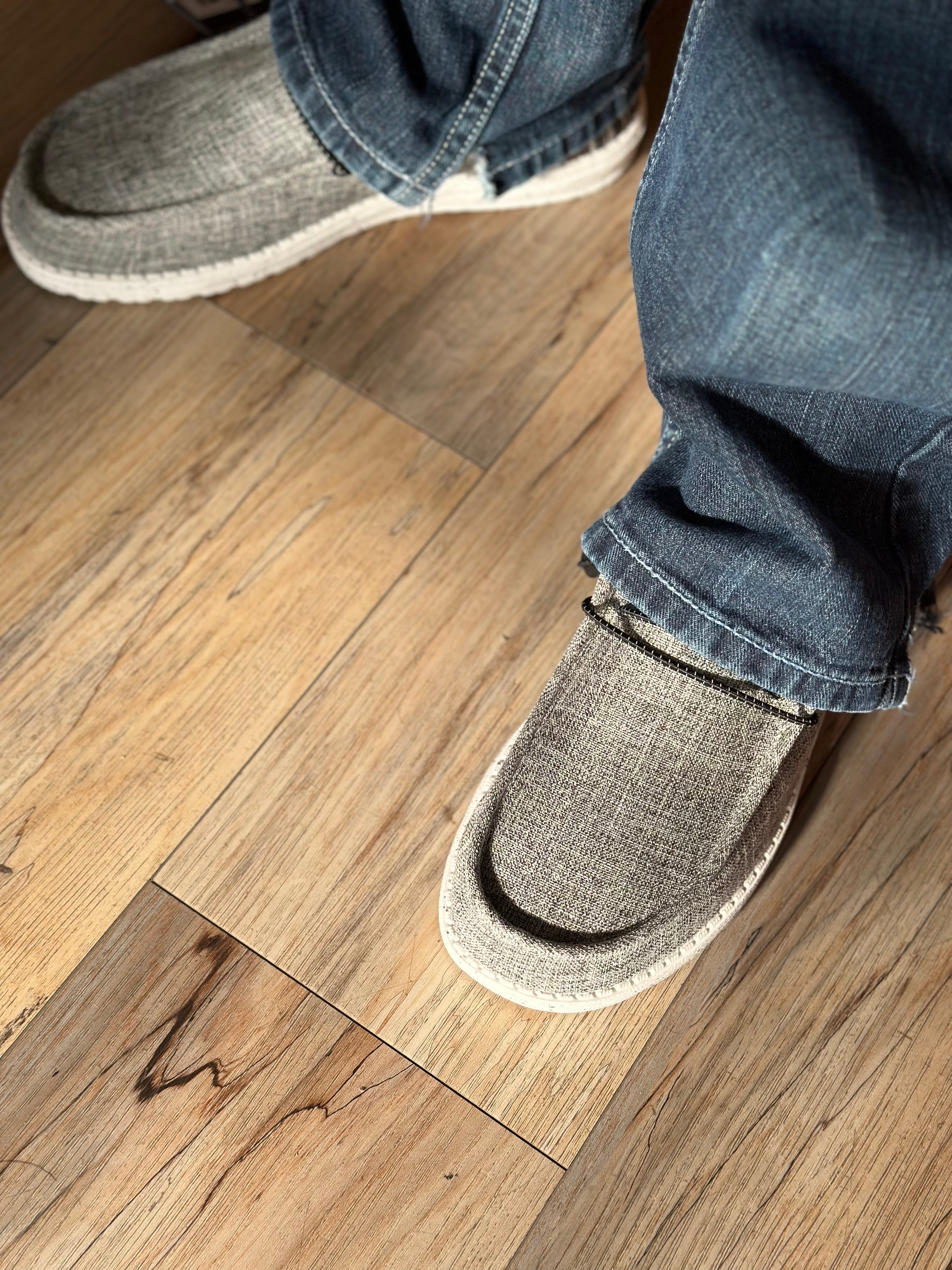 “ WALLY JACQUARD “ | Mens hey dude black aztec shoe | 40010-0WI