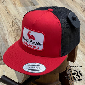 “ Rowdy Rooster “ | WHISKEY BENT HAT BLACK/RED