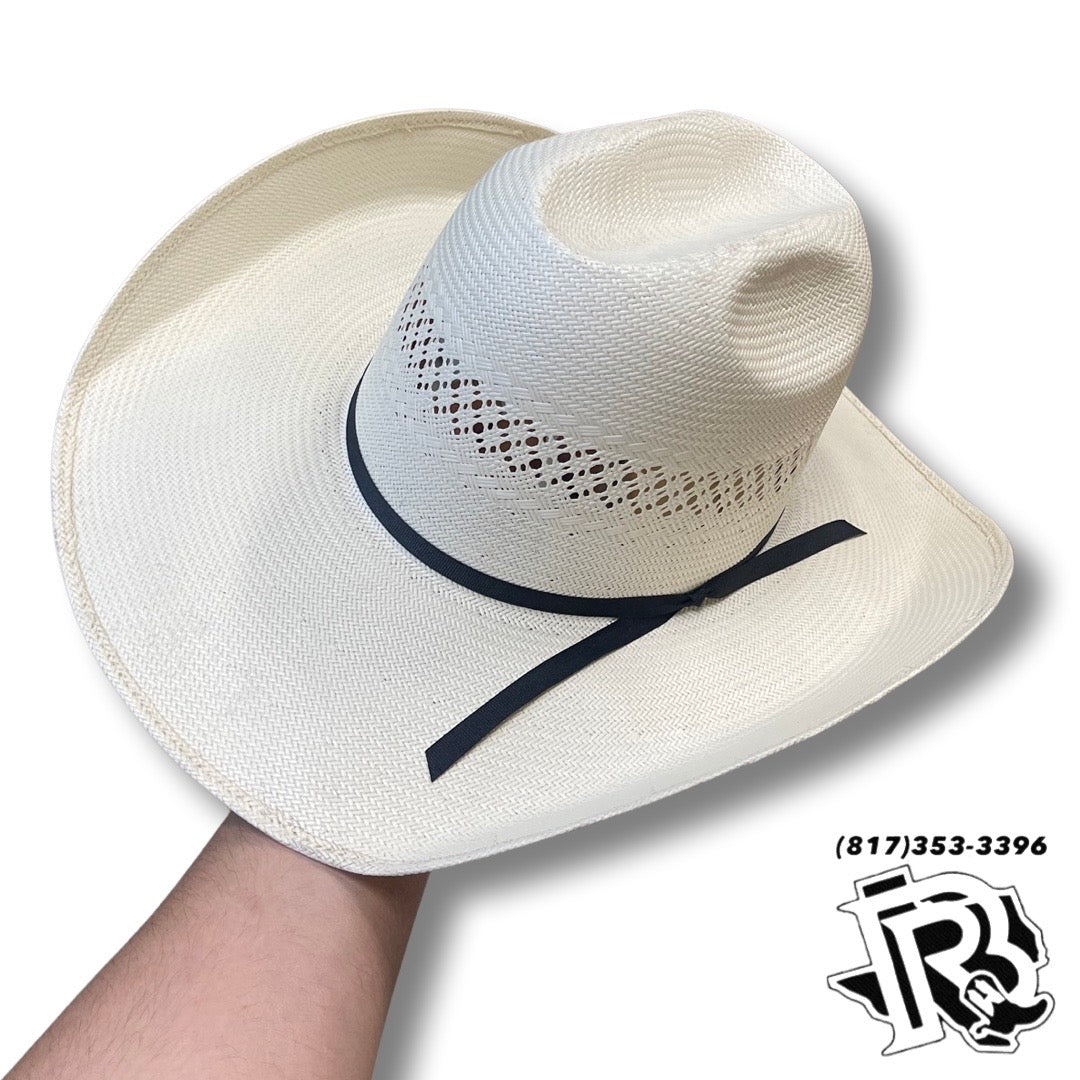 “ AZEL “ | MEN WESTERN COWBOY STRAW HAT 4 1/4 INCH BRIM