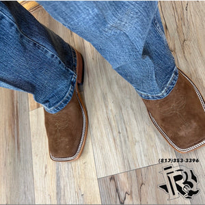 “ JULIAN“ | MEN ANDERSON BEAN  SQUARE TOE LATTE BACON  BOOTS| 337827