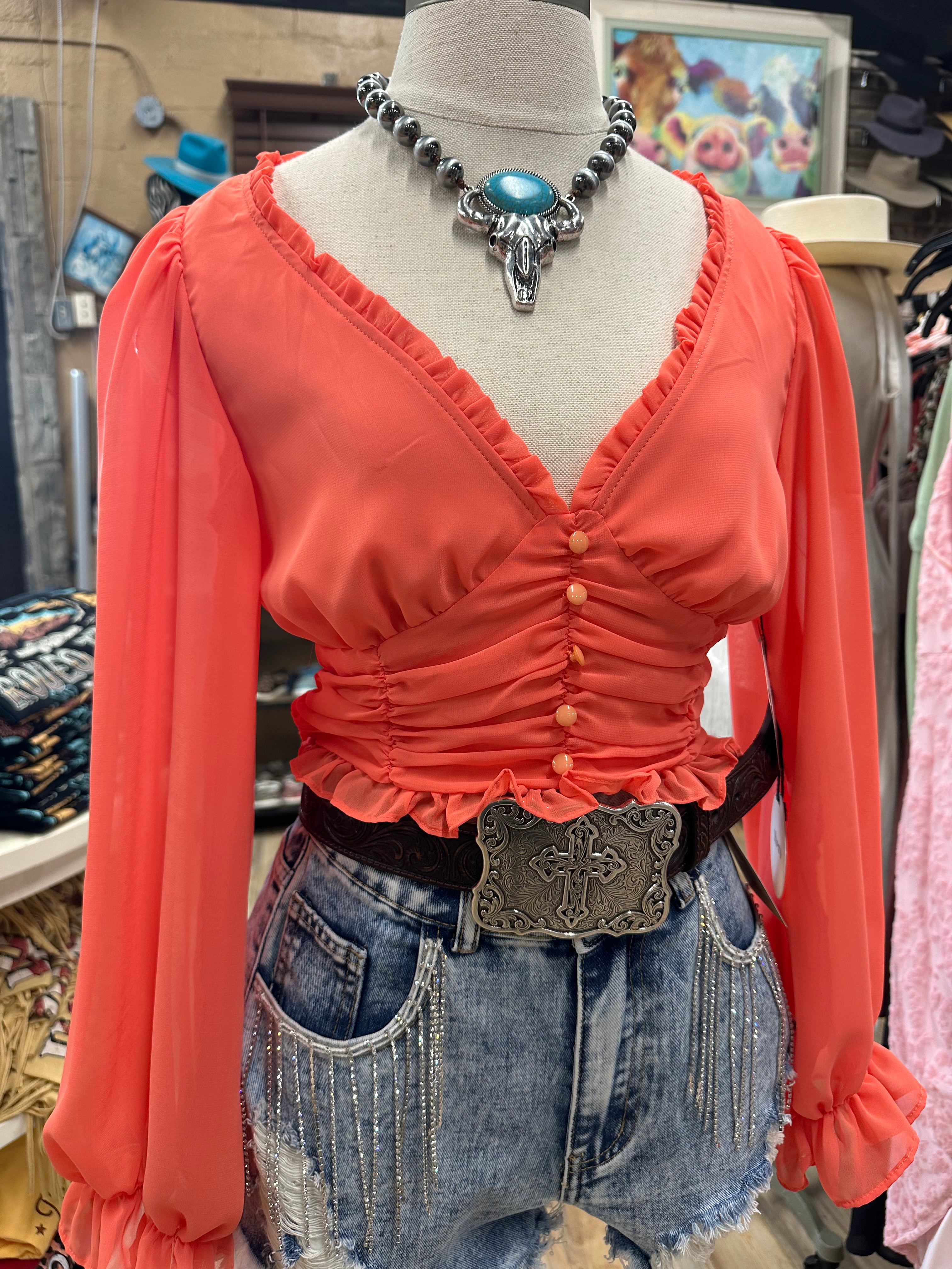 PUFF SLEEVE TOP