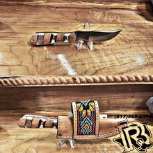 Load image into Gallery viewer, “ Anthony “ | MEN WESTERN KNIFE WITH AZTEC
