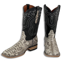 Load image into Gallery viewer, PITON SNAKE | MEN SQUARE TOE WESTERN BOOTS