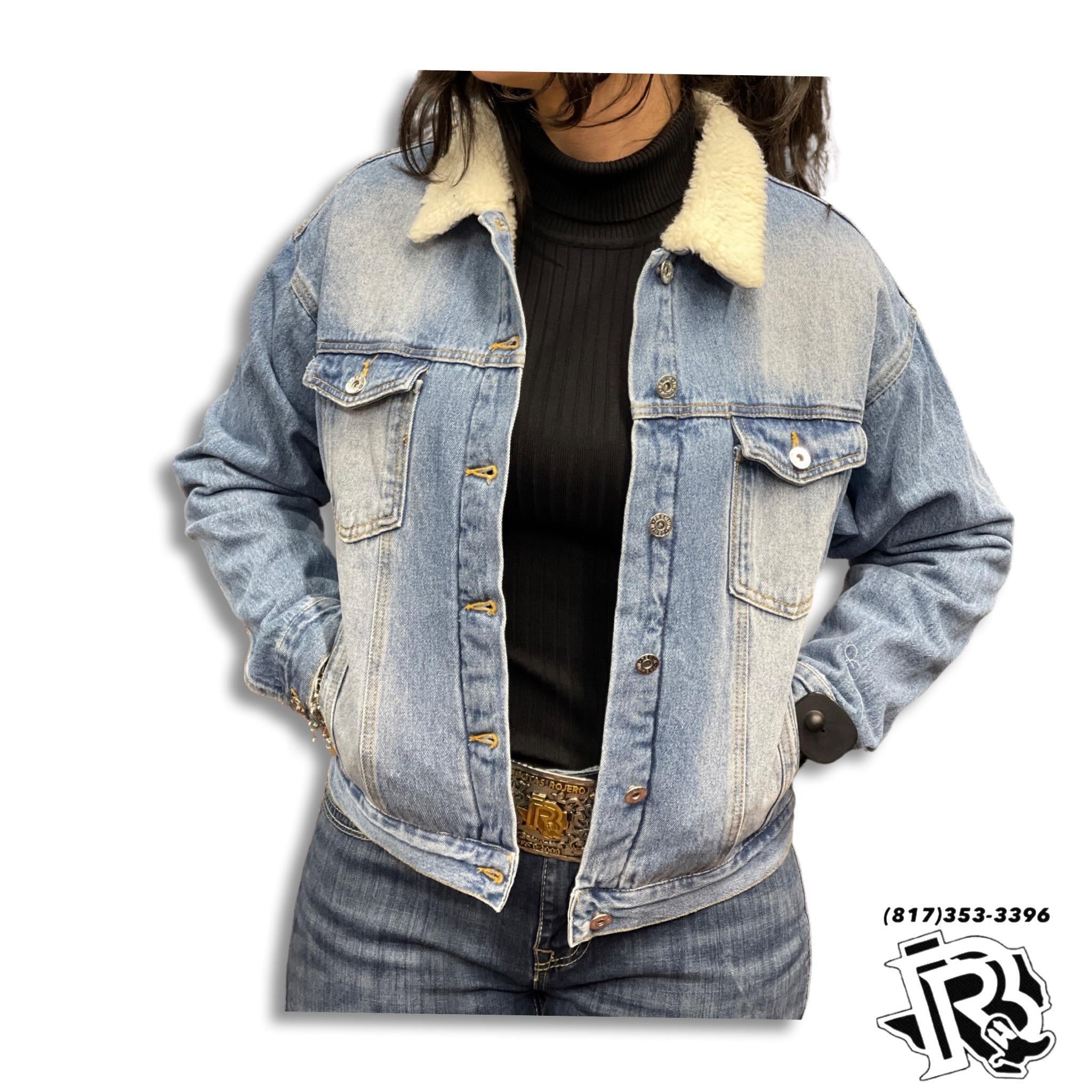 “ Ensley “ | WOMEN DENIUM JACKET LIGHT WASH GRIZZLY