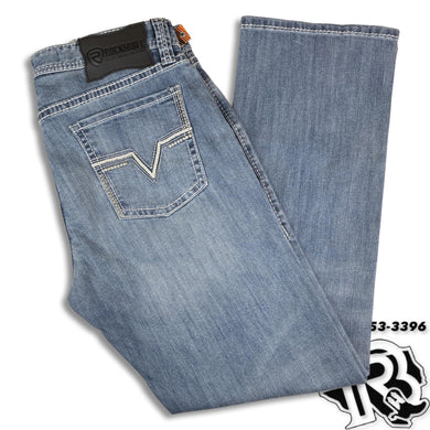 STRAIGHT LEG | ROCK & ROLL BLUE VINTAGE WESTERN JEANS RRMD1RRZSG