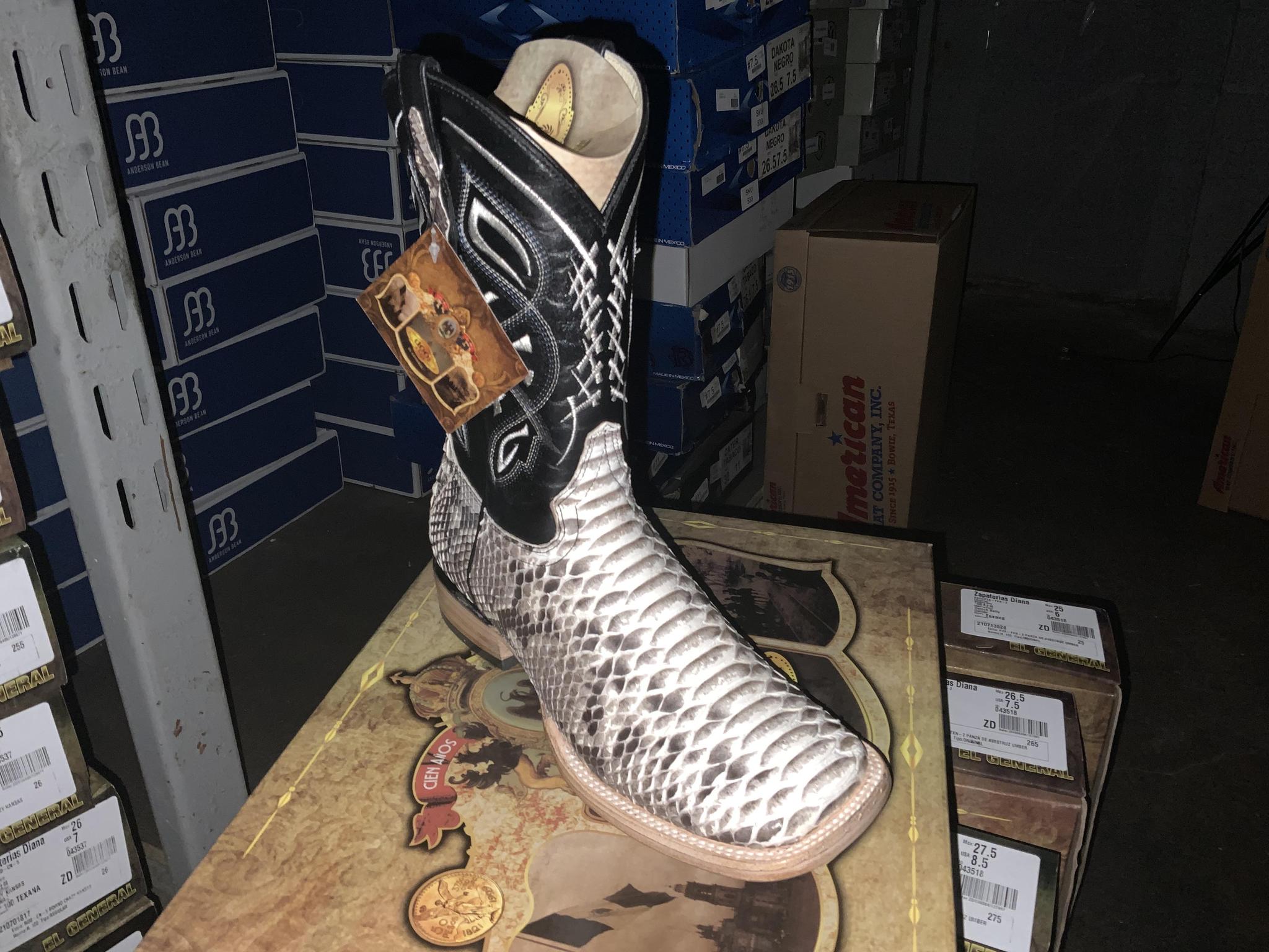 BOTAS 100 AÑOS PYTHON GARMENT NATURAL (043521)