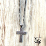 “ Julian “ | MEN WESTERN NECKLACE CROSS TOOLED 32106