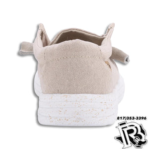 “ PAULA “ | WOMEN BEIGE CASUAL CANVAS SHOE