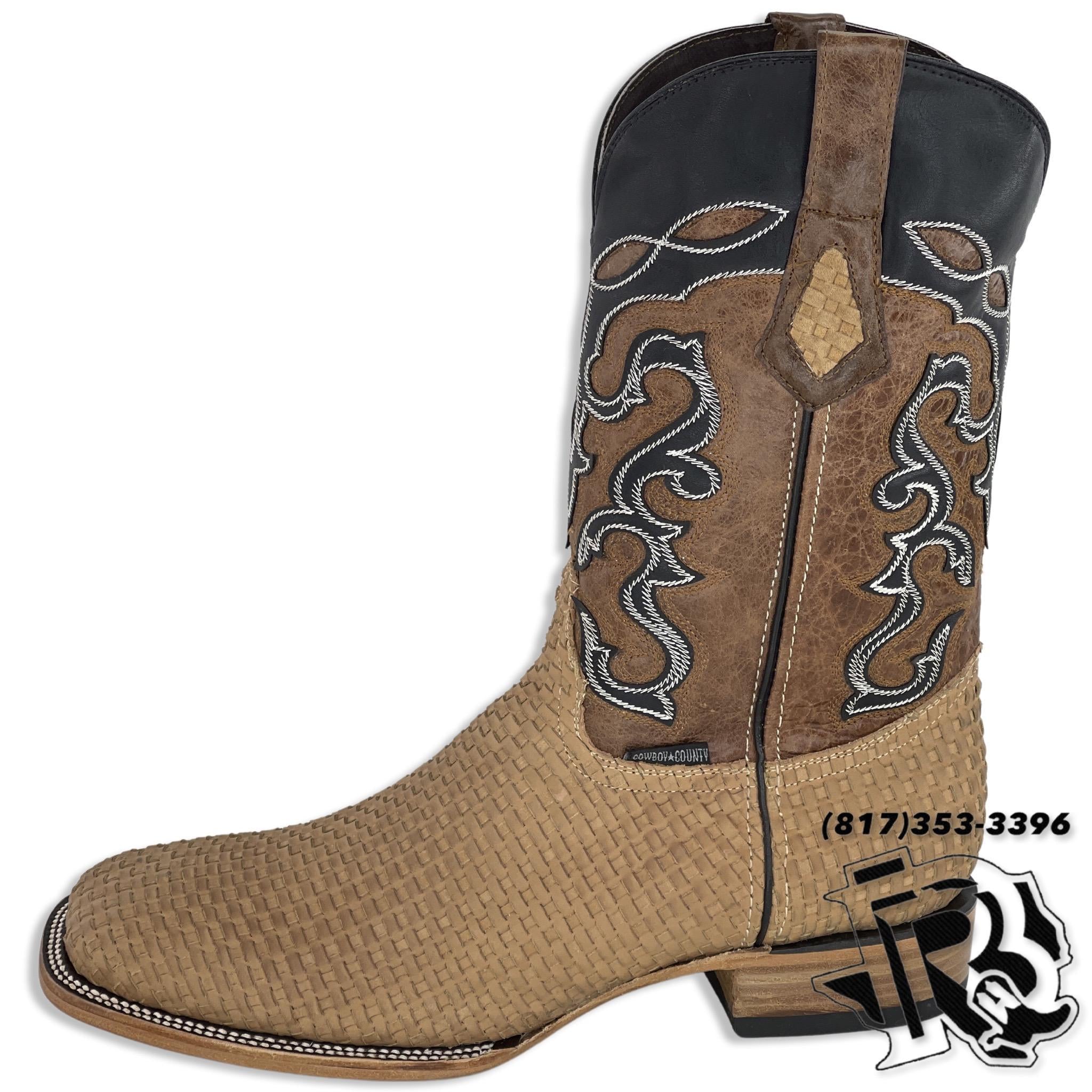 “ Hank “ | Men Western Square Toe Light Brown Boot #1010