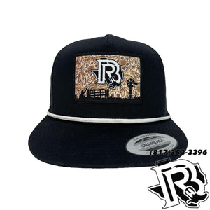BR CAP | TOOLED LEATHER EDITION BLACK/BLACK