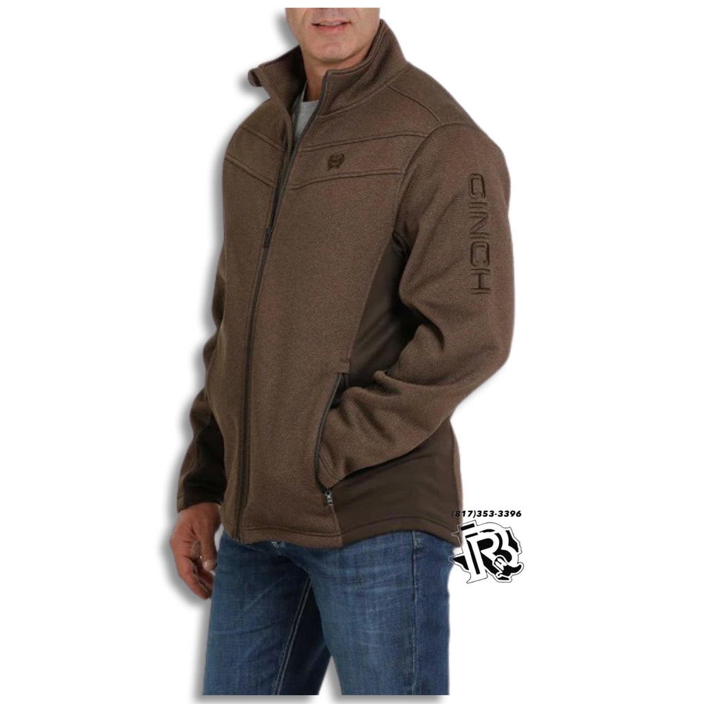 “ Felix “ | MEN CINCH JACKET BROWN ZIP UP MWJ1562002