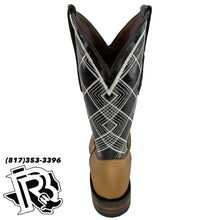 Load image into Gallery viewer, “ Garrett “ | Men Western Square Toe Boot Light Brown 505