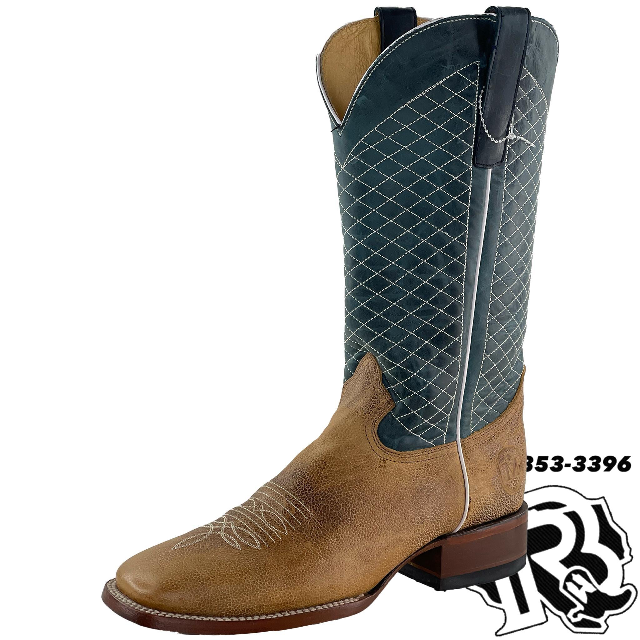 LEATHER TEXAS HAY | MEN SQUARE TOE BOOT MOH242