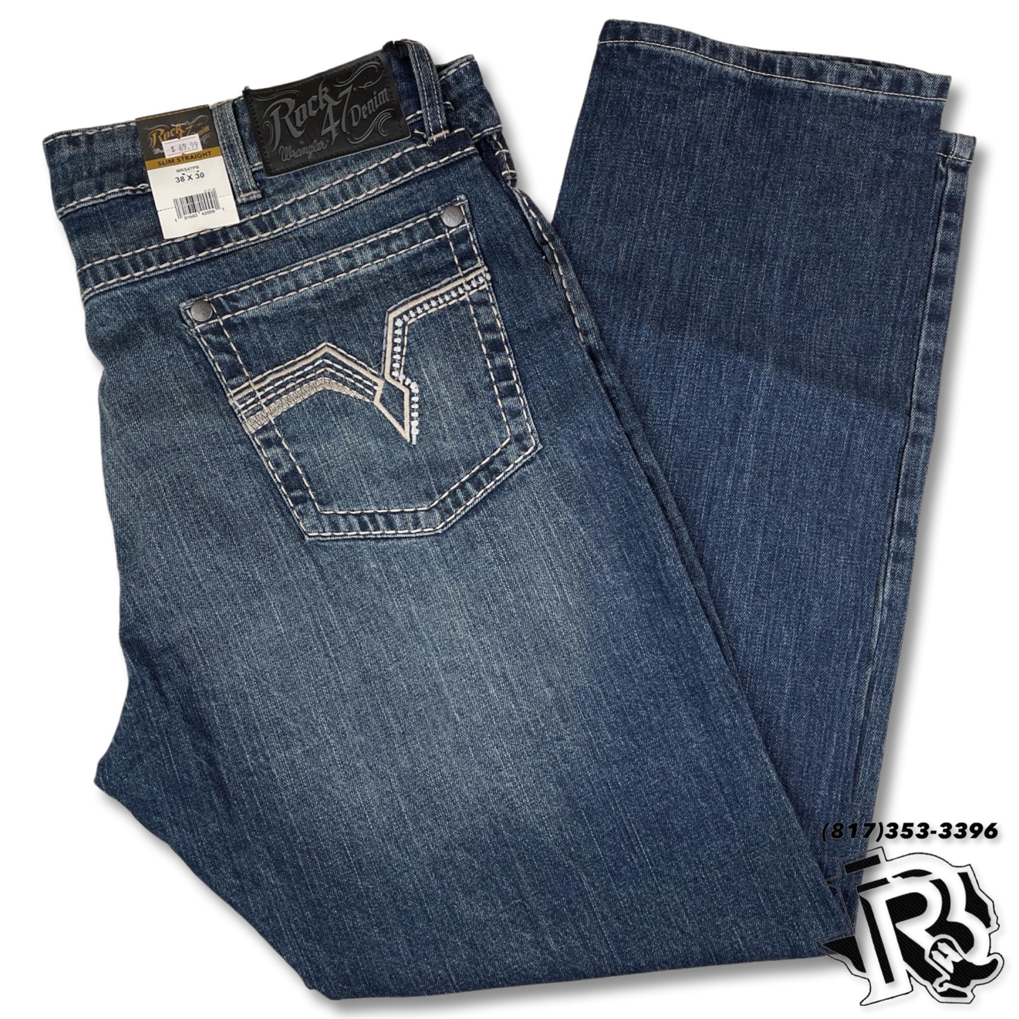 Wrangler Rock 47 | Slim Boot Light Stone Wash MRS47PB