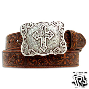 WOMEN’S NACONA BELT | TOOLED BELT BROWN  (N3483802)