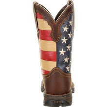 Load image into Gallery viewer, WORK BOOT (NO STEEL TOE) | DURANGO® WOMEN PATRIOTIC FLAG WORK BOOT  DRD0234