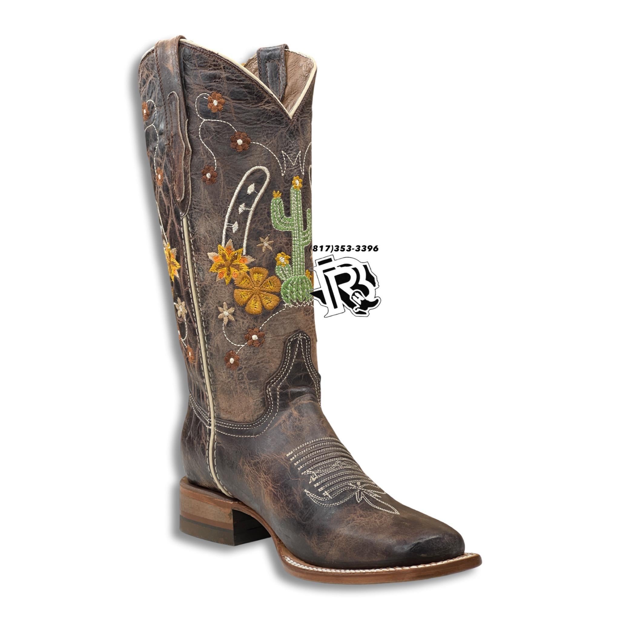 “ Brittany “ | WOMEN WESTERN SQUARE TOE BOOTS