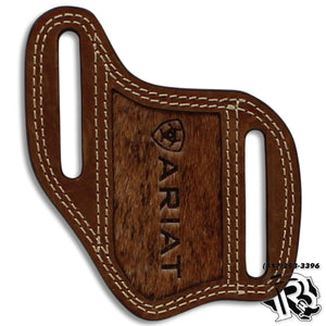 ARIAT KNIFE SHEATH | CALF HAIR MEDIUM BROWN A1801744