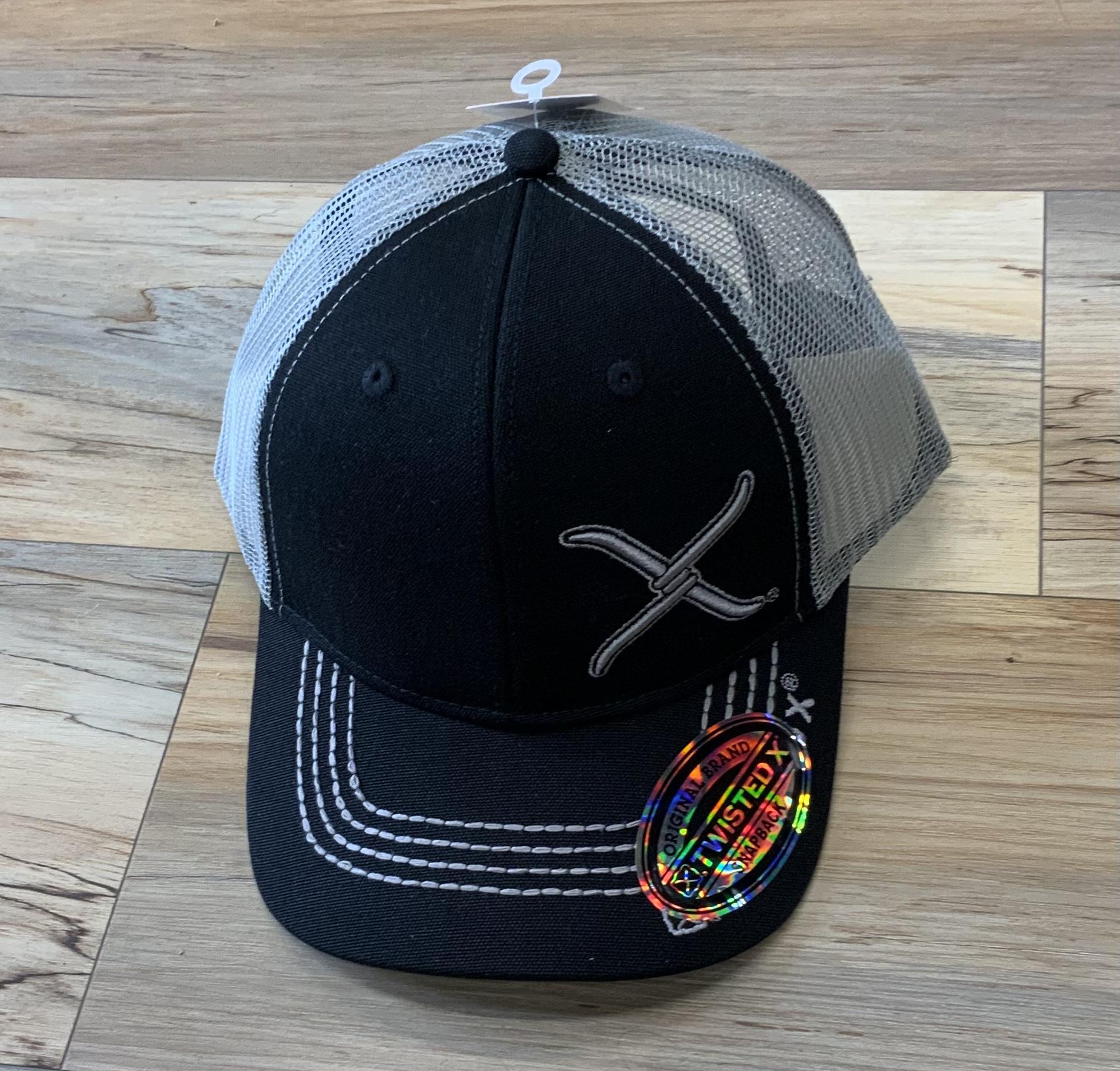 Mens twisted X Ballcap black/gray | XC-40