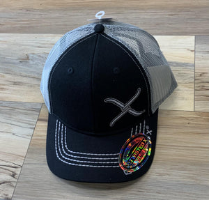 Mens twisted X Ballcap black/gray | XC-40