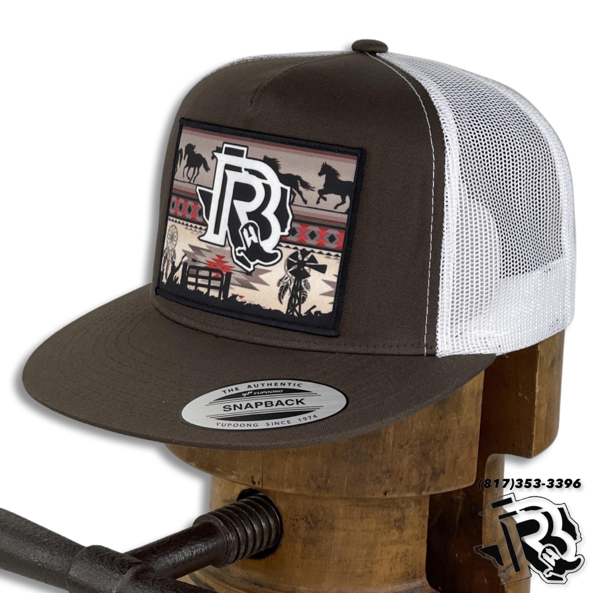 BR WILD WEST BROWN/WHITE CAP
