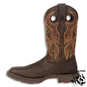 DURANGO NO STEEL TOE | Rebel Dark Chestnut Western Boot DDB0317