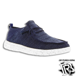 “ MICHAEL “ | NAVY MEN'S CASUAL CANVAS SHOE EM2034