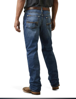 Mens ariat M4 relaxed straight leg heath jeans |10043191