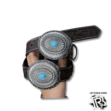 Load image into Gallery viewer, “ Giselle “ | Women’s Ariat Belt Brown With Conchos  A1531002
