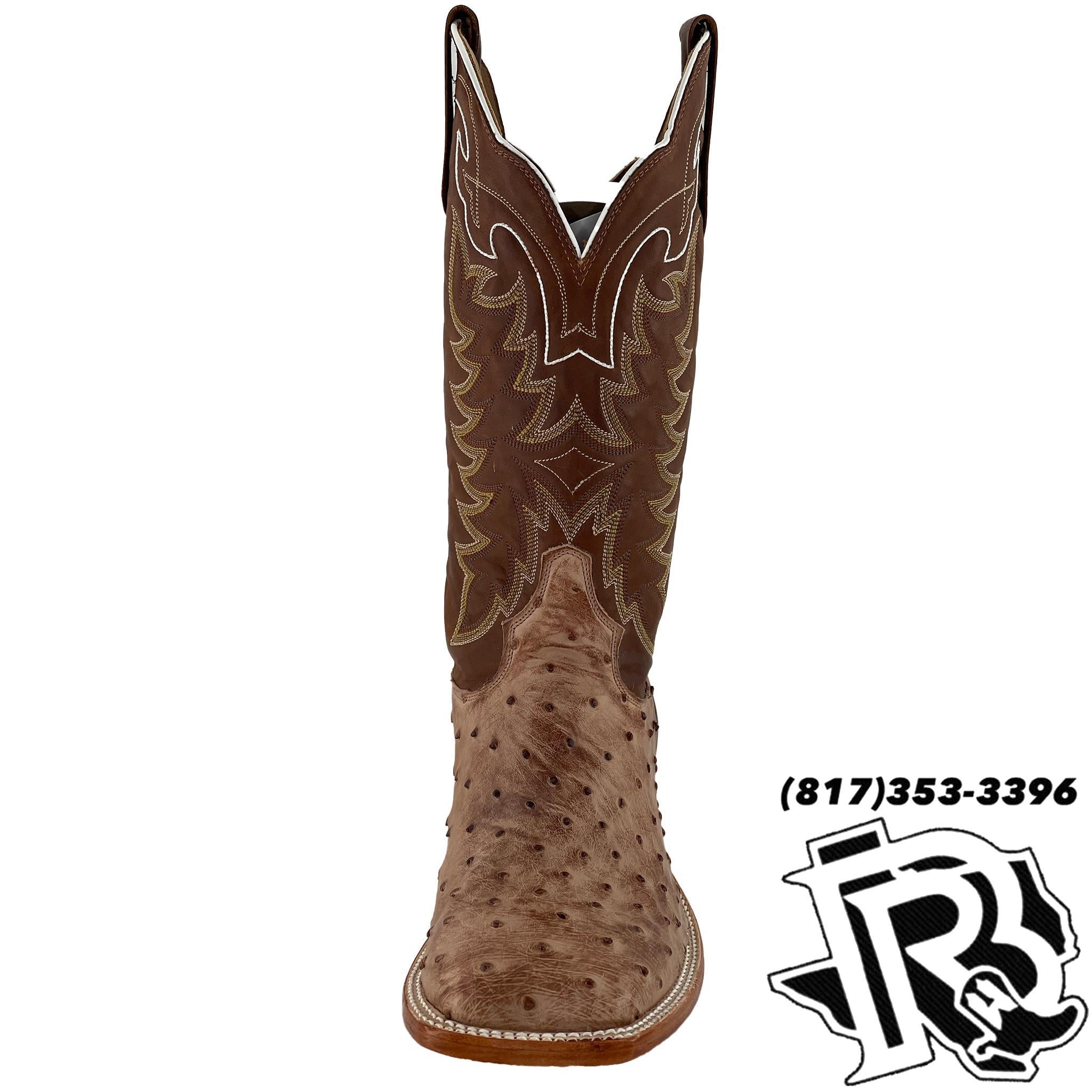OSTRICH ORIGNAL | TONY LAMA MEN BOOTS HAYS FULL QUILL