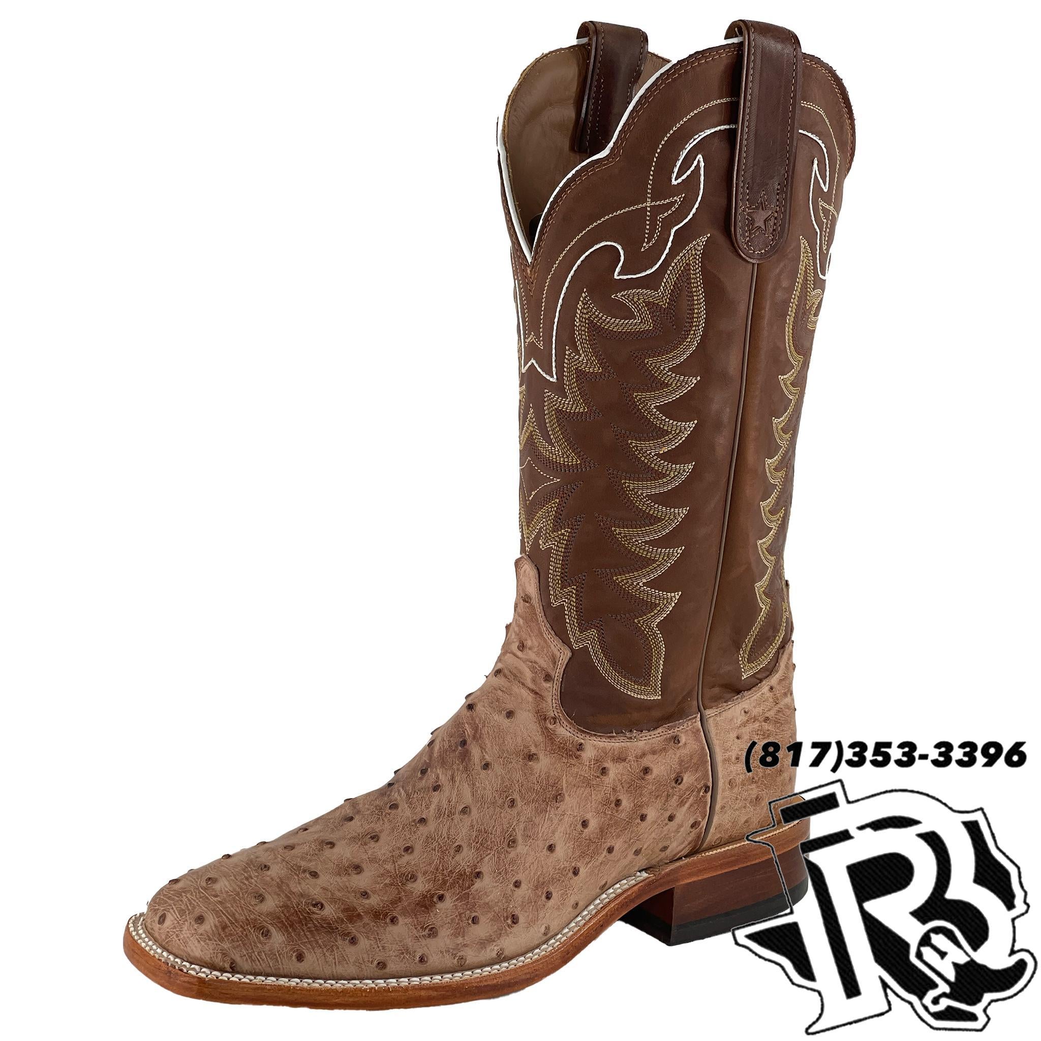 OSTRICH ORIGNAL | TONY LAMA MEN BOOTS HAYS FULL QUILL