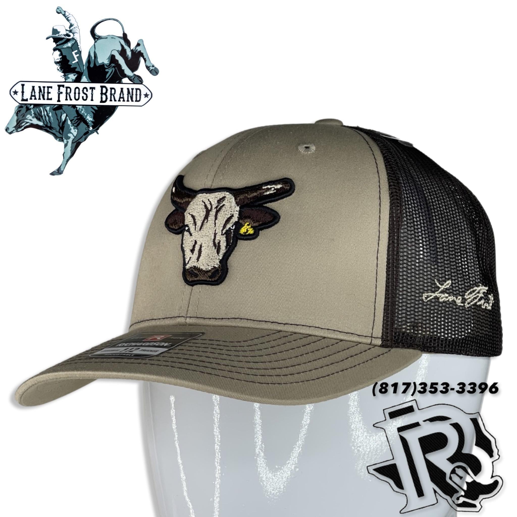 LANE FROST CAP | BULL HEAD BROWN