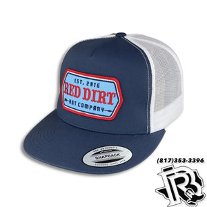 “Rodeo Texas” | RED DIRT COMPANY CAPS  Royal / White