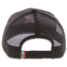 Load image into Gallery viewer, 1909T-BK Desc: &quot;Boquillas&quot; Hooey black / black mesh 5-panel trucker with embroidered logo - OSFA