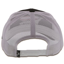 Load image into Gallery viewer, 1929T-BKWH Desc: Resistol black / white mesh 6-panel trucker with embroidered logo - OSFA