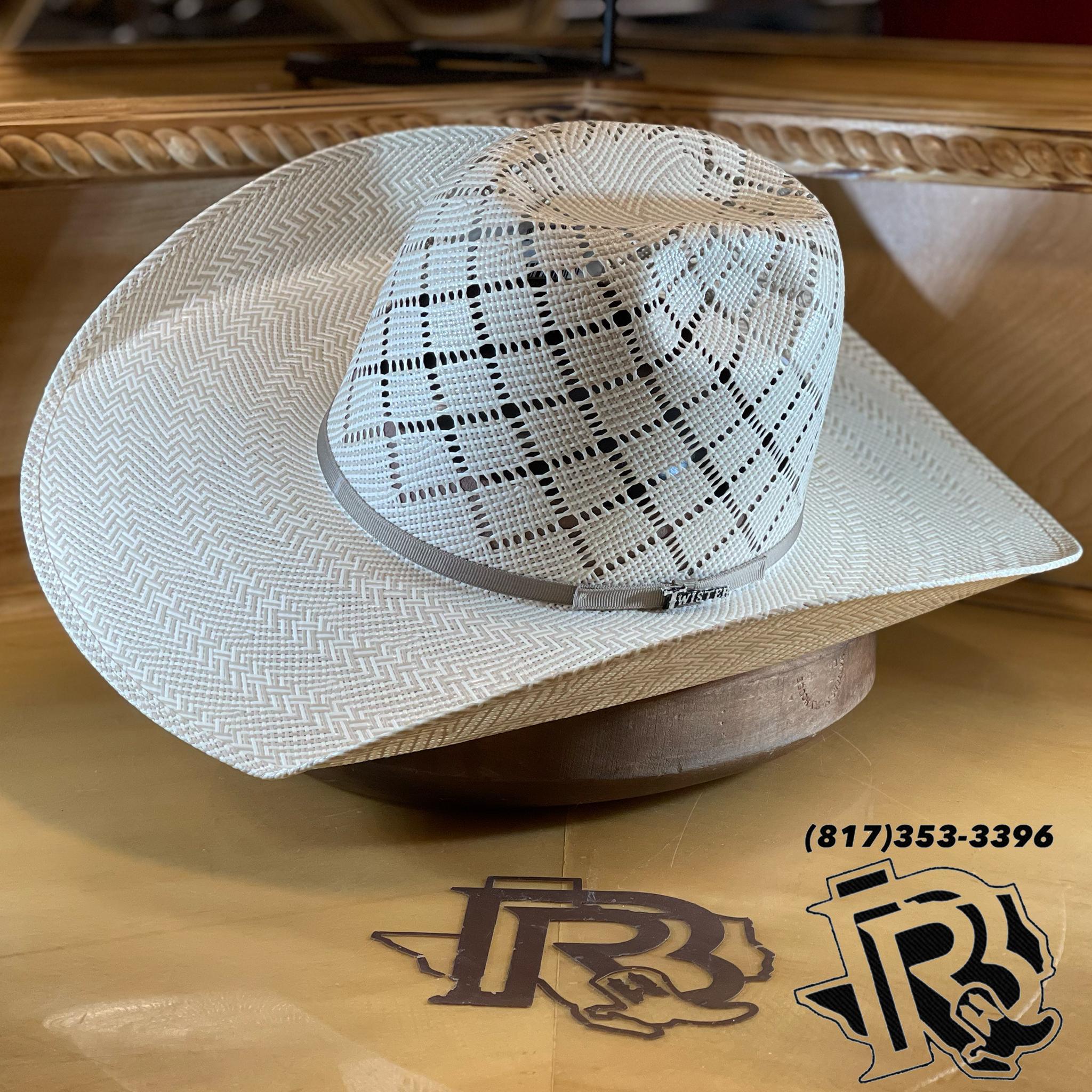 TWISTER 10X STRAW | Shantung Straw Ribbon Brown T73645