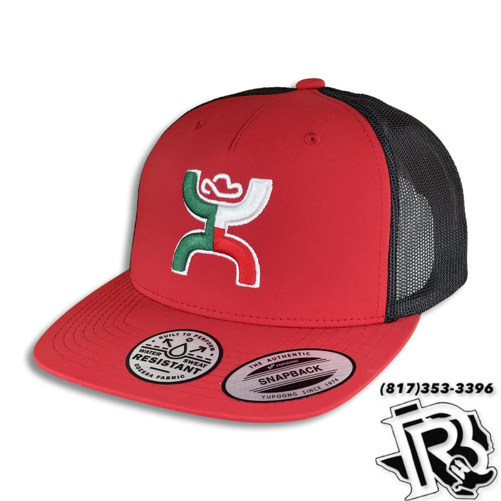 HOOEY MEN MEXICO FLAG | MEN SNAP BACK CAP RED