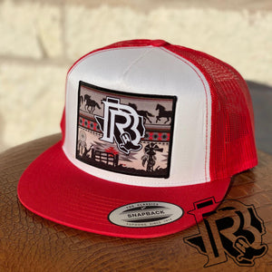 BR CAP | VINTAGE BROWN RED/WHITE/RED