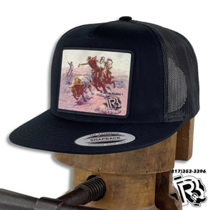 ROPING EDITION : BY BR CAP BLACK/BLACK