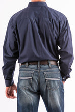 Load image into Gallery viewer, CINCH&#39;S MEN&#39;S SOLID NAVY WESTERN BUTTON-DOWN LONG SLEEVE MTW1104667