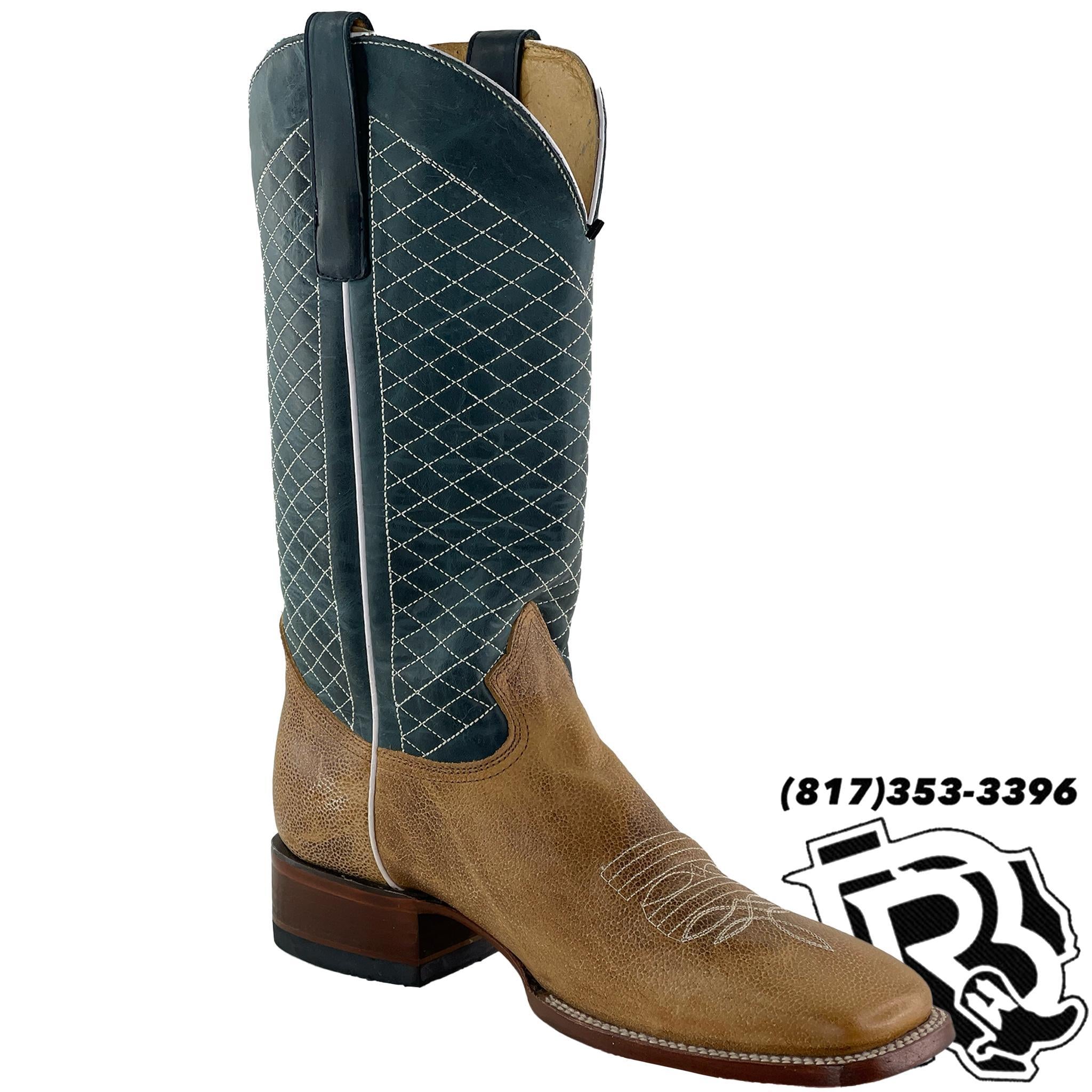 LEATHER TEXAS HAY | MEN SQUARE TOE BOOT MOH242