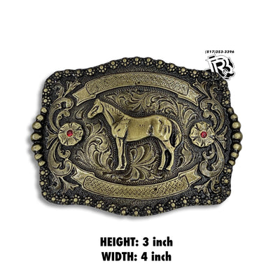 “ Golden Horse “ | METAL TOOLED WESTERN COWBOY DESIGN